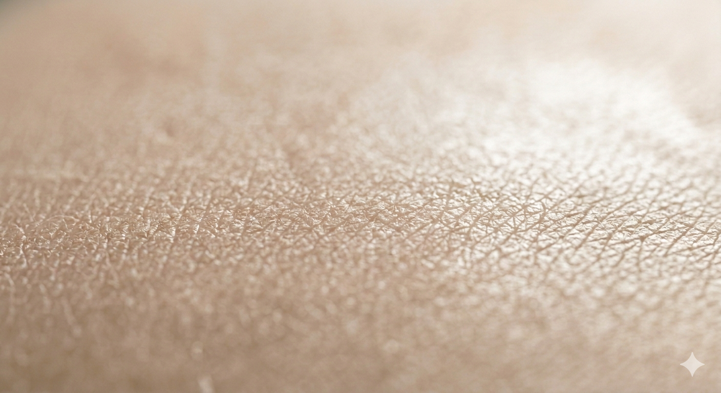 glycerin for skin hydration showing smooth hydrated skin surface